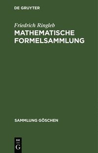 bokomslag Mathematische Formelsammlung