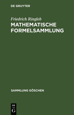 bokomslag Mathematische Formelsammlung