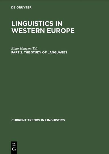 Einar Haugen - study of languages, Inbunden
