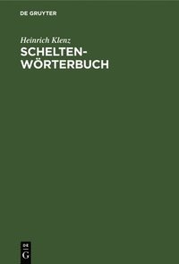 bokomslag Schelten-Wörterbuch