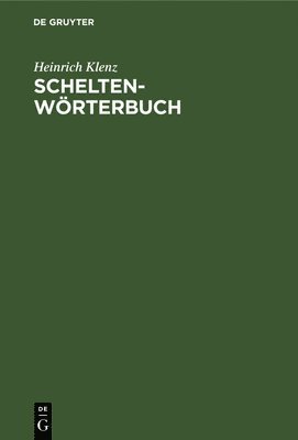 bokomslag Schelten-Wrterbuch