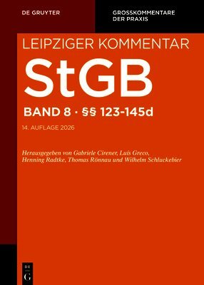 Gregor Herb, Matthias Krauß, Christoph Krehl, Matthias Krüger, Marco Mayer - §§ 123-145d, Inbunden