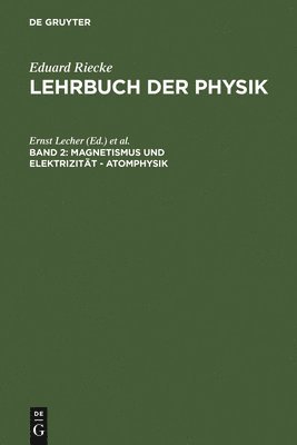 bokomslag Magnetismus Und Elektrizitt - Atomphysik