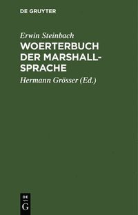 bokomslag Woerterbuch Der Marshall-Sprache