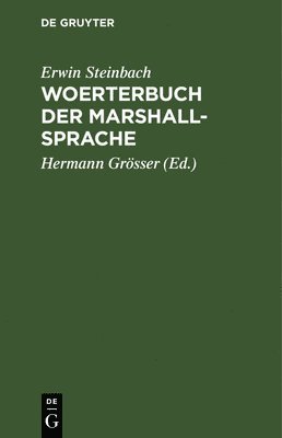 bokomslag Woerterbuch Der Marshall-Sprache