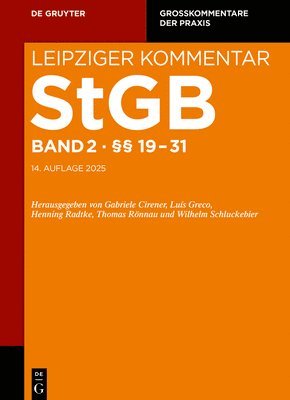 Luís Greco, Johannes Koranyi, Alexander Linke, Uwe Murmann, Torsten Verrel - §§ 19-31, Inbunden