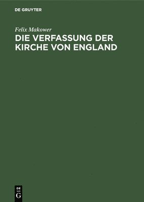bokomslag Verfassung der Kirche von England
