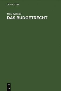 bokomslag Das Budgetrecht