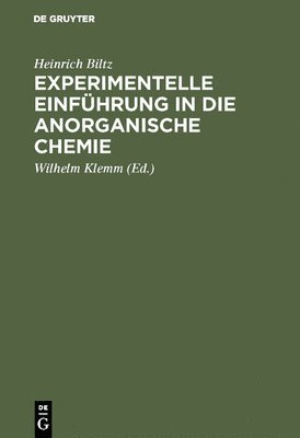 bokomslag Experimentelle Einführung in die anorganische Chemie