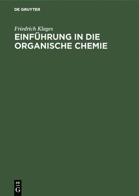 bokomslag Einfhrung in die organische Chemie