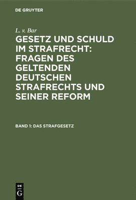 bokomslag Strafgesetz