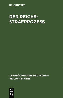 bokomslag Der Reichs-Strafproze