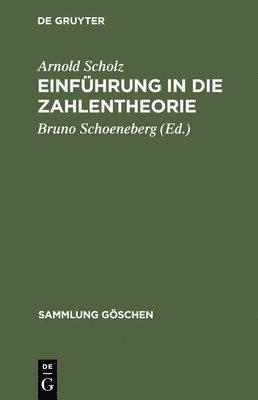 Einfhrung in Die Zahlentheorie 1