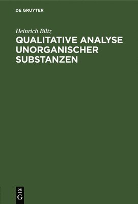 Qualitative Analyse Anorganischer Substanzen 1