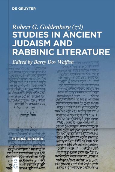 Robert G. Goldenberg (z"l), Barry Dov Walfish - Studies in Ancient Judaism and Rabbinic Literature, Inbunden