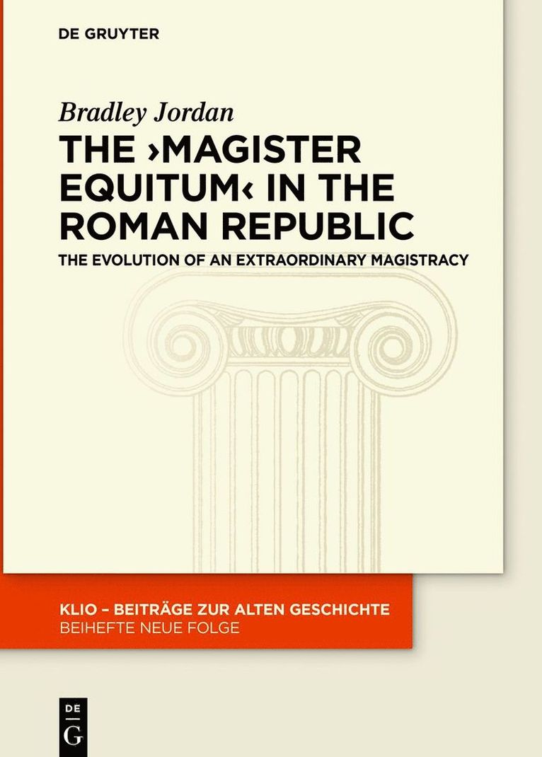 The magister equitum in the Roman Republic 1