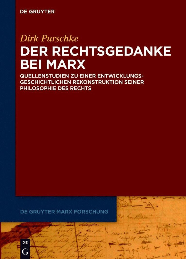 Der Rechtsgedanke bei Marx 1