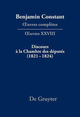 Discours À La Chambre Des Députés (1821-1824) 1