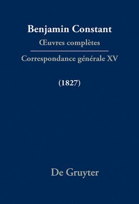 bokomslag Correspondance Générale 1827