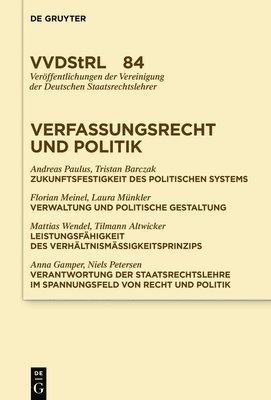 bokomslag Verfassungsrecht Und Politik