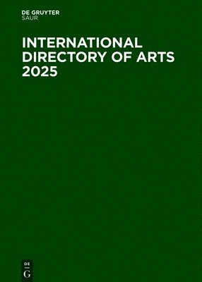 Nocontributor - International Directory of Arts 2025, Inbunden
