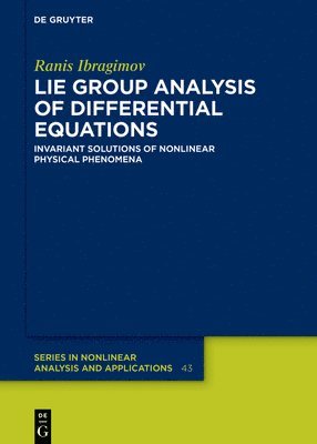 bokomslag Lie Group Analysis of Differential Equations