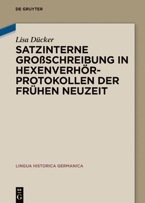 bokomslag Satzinterne Großschreibung in Hexenverhörprotokollen Der Frühen Neuzeit