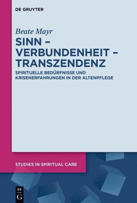 bokomslag Sinn - Verbundenheit - Transzendenz