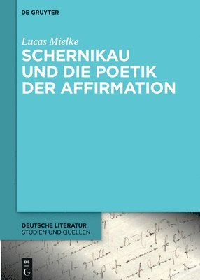 bokomslag Schernikau Und Die Poetik Der Affirmation