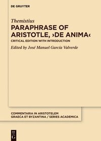 bokomslag Paraphrase of Aristotle, ?De anima?