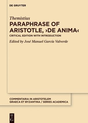 bokomslag Paraphrase of Aristotle, De anima