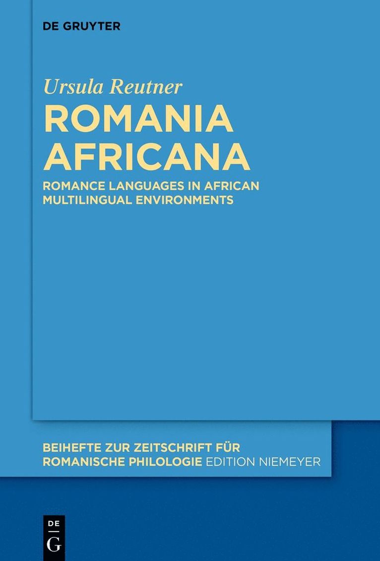 Ursula Reutner - Romania Africana, Inbunden