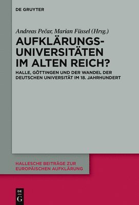 Aufklärungsuniversitäten im Alten Reich? 1