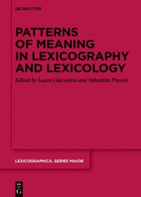 bokomslag Patterns of meaning in lexicography and lexicology