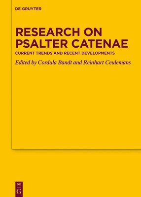 Research on Psalter Catenae 1