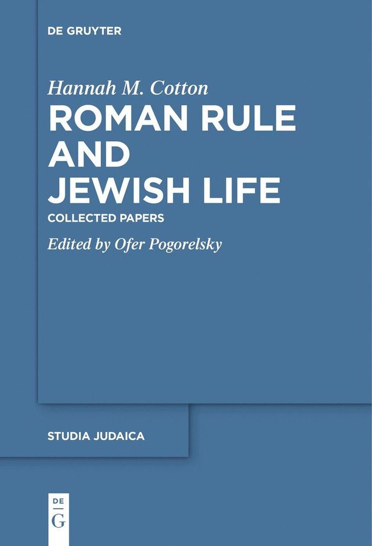 Roman Rule and Jewish Life 1