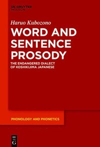 bokomslag Word and Sentence Prosody