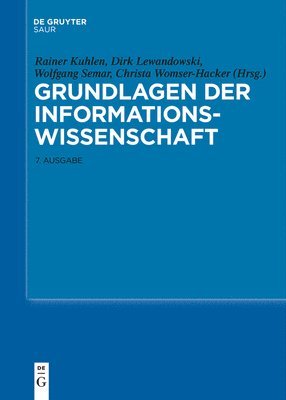 bokomslag Grundlagen der Informationswissenschaft