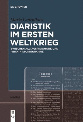 bokomslag Diaristik im Ersten Weltkrieg
