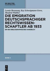 bokomslag Band 2: Emigration in Die Vereinigten Staaten Von Amerika