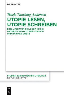 bokomslag Utopie lesen, Utopie schreiben