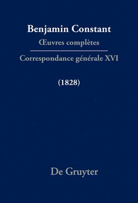 bokomslag Correspondance Générale 1828