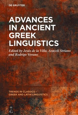 Advances in Ancient Greek Linguistics 1