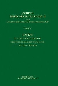 bokomslag Galeni de Locis Affectis III-IV / Galen, Über Das Erkennen Erkrankter Körperteile III-IV