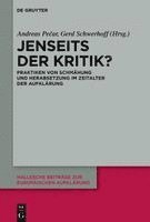 Andreas Pečar, Gerd Schwerhoff - Jenseits Der Kritik?, Inbunden