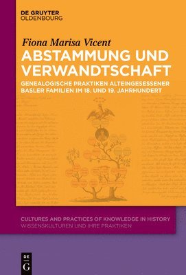 Fiona Marisa Vicent - Abstammung Und Verwandtschaft, Inbunden
