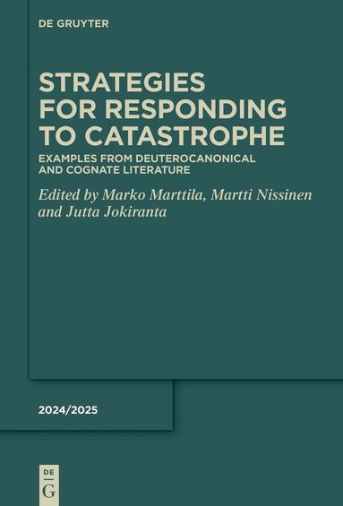 Marko Marttila, Martti Nissinen, Jutta Jokiranta - Strategies for Responding to Catastrophe, Inbunden