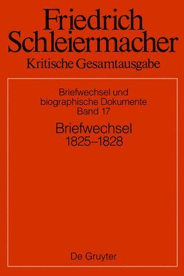 bokomslag Briefwechsel 1825-1828: Briefe 5774-6388