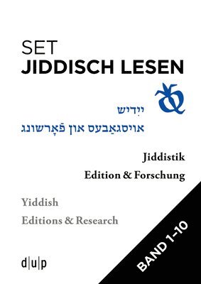 bokomslag Set: Jiddisch Lesen: Jiddistik Edition Und Forschung Bd. 1-10