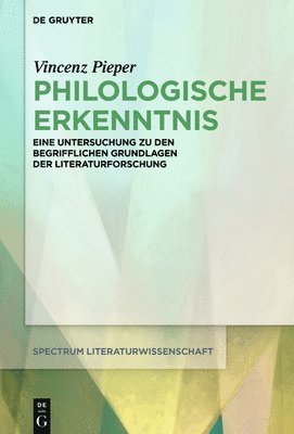Vincenz Pieper - Philologische Erkenntnis, Häftad